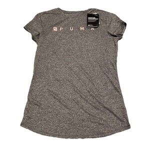 Puma Drycell Women’s Gray Pink Short Sleeve T-shirt Size Small
